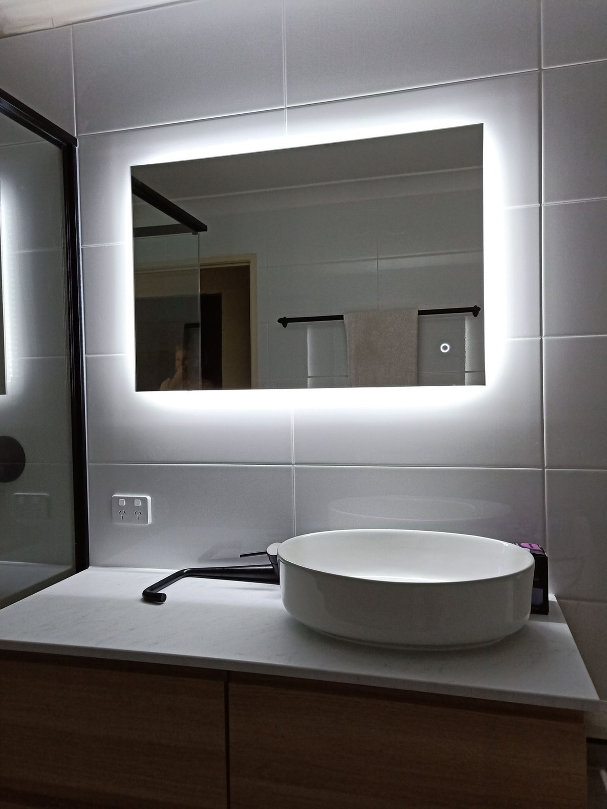 Bathroom electrical and lighting installation